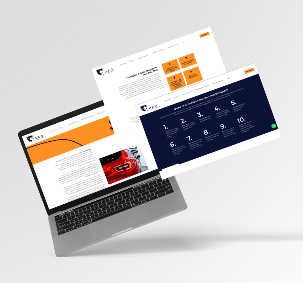 Agência+ | Cases | Desenvolvimento de site | Toro Blindagens