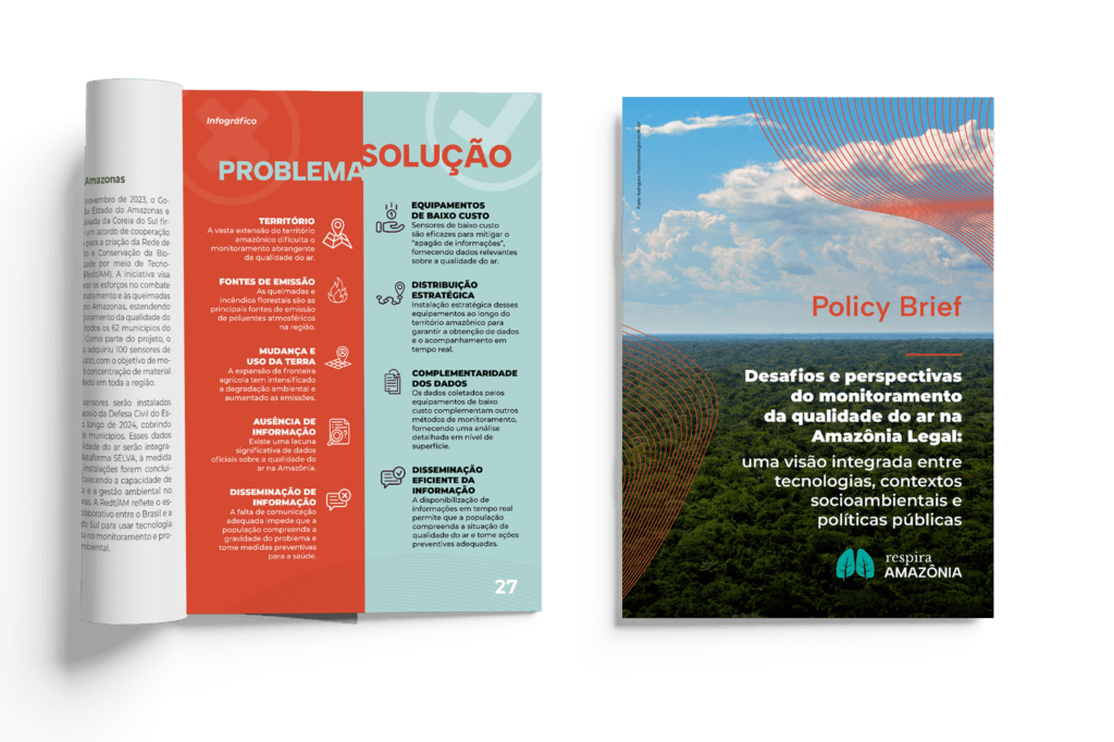 Agência+ | Policy Brief "Desafios e perspectivas do monitoramento da qualidade do ar na Amazônia Legal - Cliente: Respira Amazônia