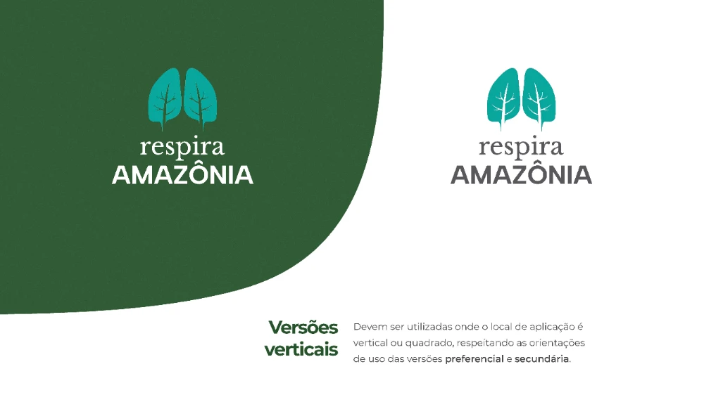 Agência+ | Logo Respira Amazônia