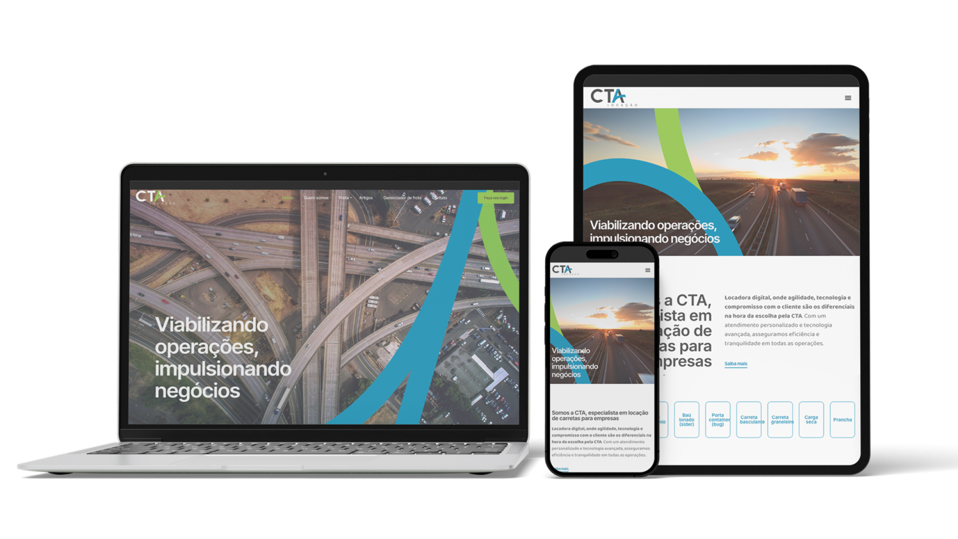 Agência+ | Cases | Desenvolvimento de site | CTA Locação